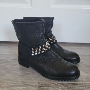 Rare Pedro Garcia Black Leather Boots 7.5